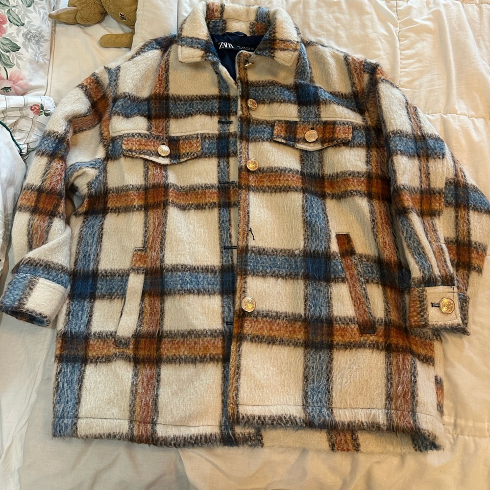 Zara Plaid Shacket